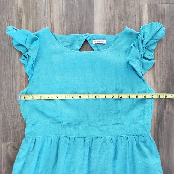 Gor & Sin Linen Apron Style Dress - Picture 6 of 7